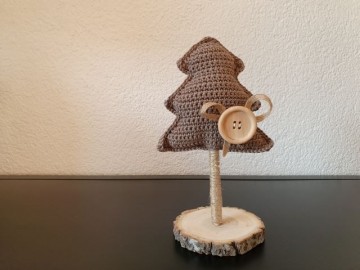 Kerstboom klein bruin