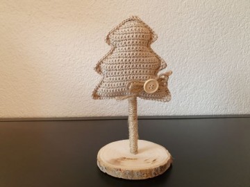Kerstboom klein kaki