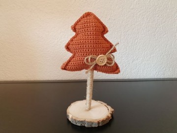 Kerstboom klein roestbruin