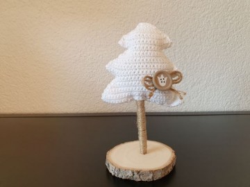 Kerstboom klein wit