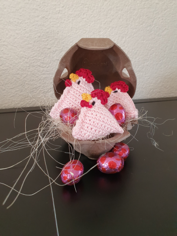 Kippetjes licht roze